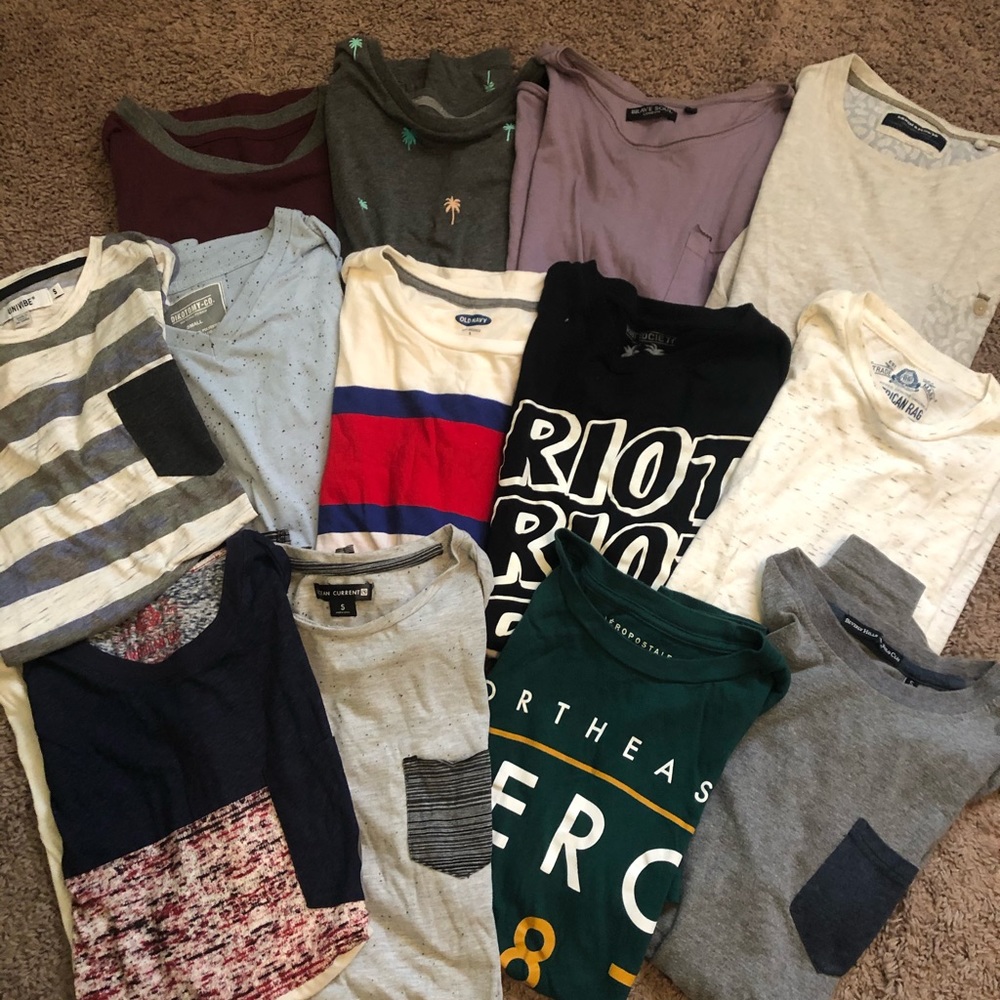 Lot of men’s t-shirts